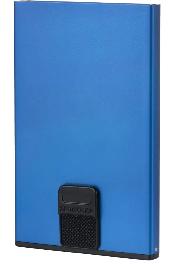 Porta-Cartões Deslizante Azul - Alu Fit | Samsonite