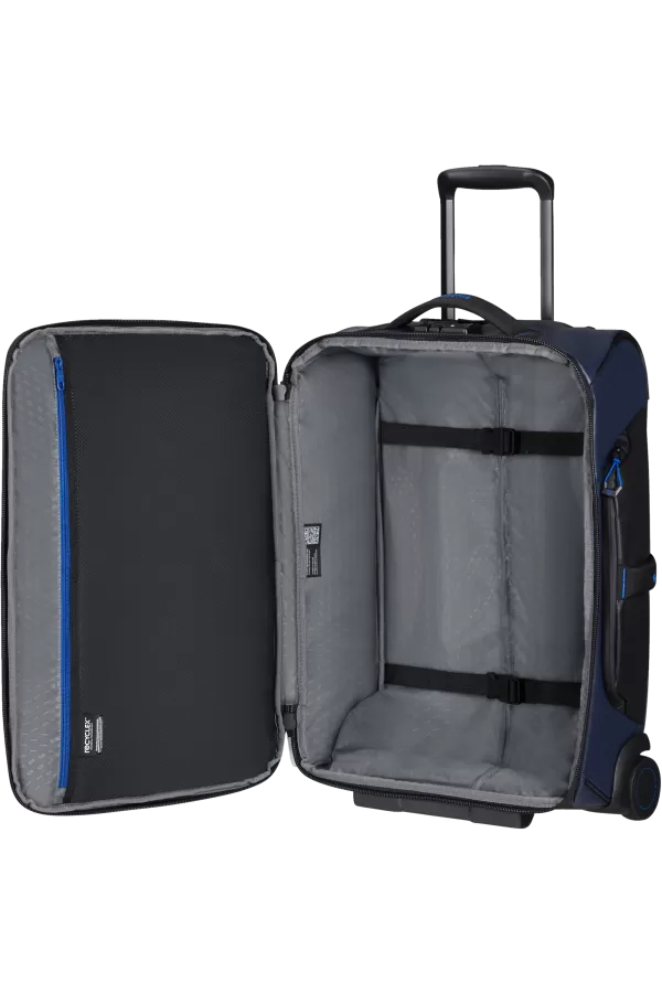 Saco de Viagem 55cm 2 Rodas Azul Noite - Ecodiver | Samsonite