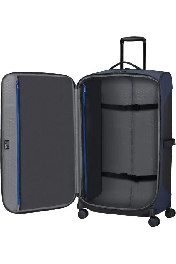 Saco de Viagem Grande 79cm 4 Rodas Azul Noite - Ecodiver | Samsonite