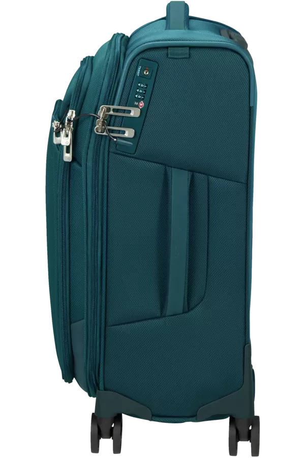 Mala de Cabine 55/35cm 4 Rodas Expansível Azul Petróleo - Respark | Samsonite