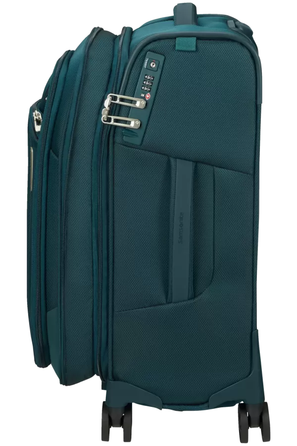 Mala de Cabine 55/35cm 4 Rodas Expansível Azul Petróleo - Respark | Samsonite