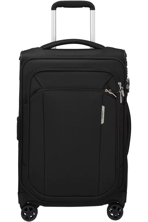 Mala de Cabine 55/35cm 4 Rodas Expansível Preto - Respark | Samsonite