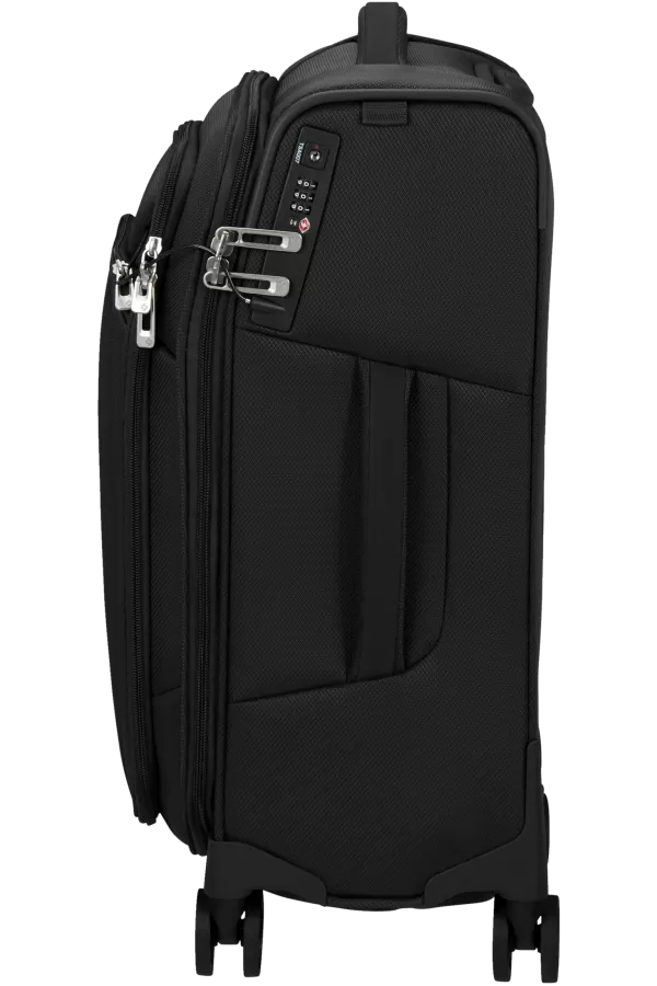 Mala de Cabine 55/35cm 4 Rodas Expansível Preto - Respark | Samsonite