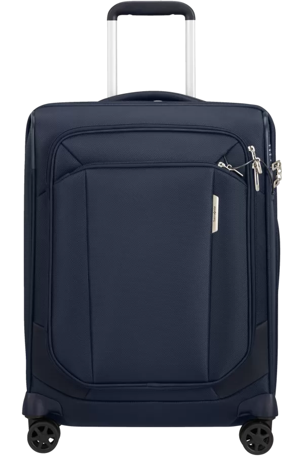 Mala de Cabine 55cm 4 Rodas Expansível Azul Marinho - Respark | Samsonite