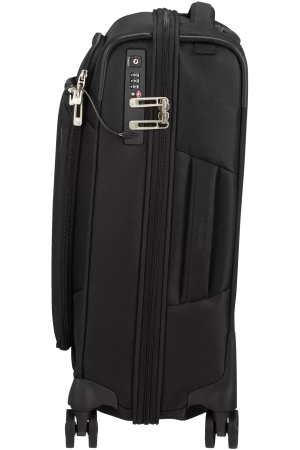 Mala de Cabine 55cm 4 Rodas Expansível Preto - Respark | Samsonite