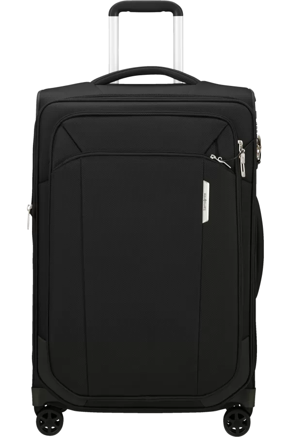 Mala de Viagem Média 67cm 4 Rodas Expansível Preto - Respark | Samsonite