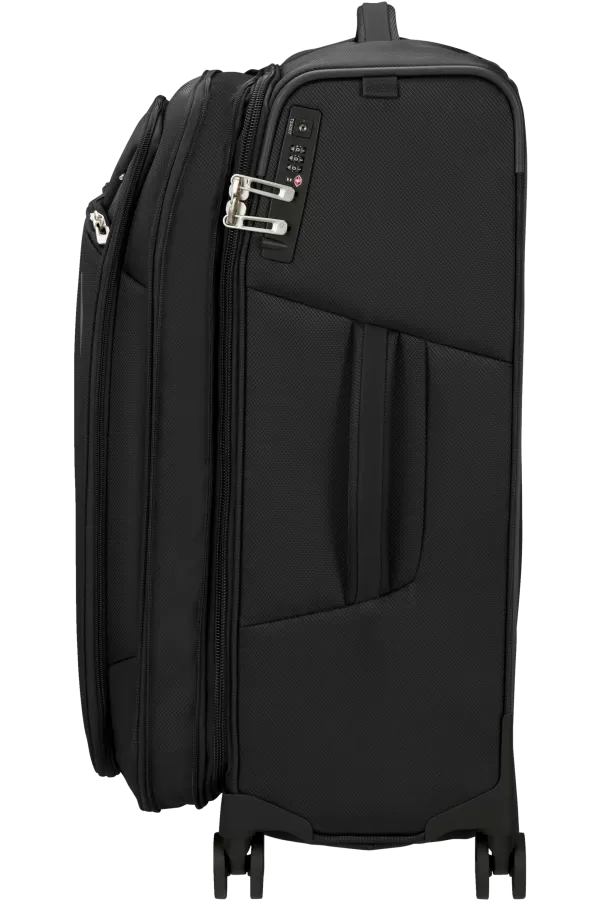 Mala de Viagem Média 67cm 4 Rodas Expansível Preto - Respark | Samsonite