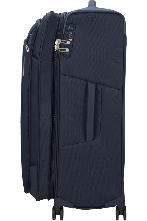 Mala de Viagem Grande 79cm 4 Rodas Expansível Azul Marinho - Respark | Samsonite