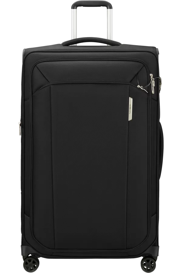 Mala de Viagem Grande 79cm 4 Rodas Expansível Preto - Respark | Samsonite