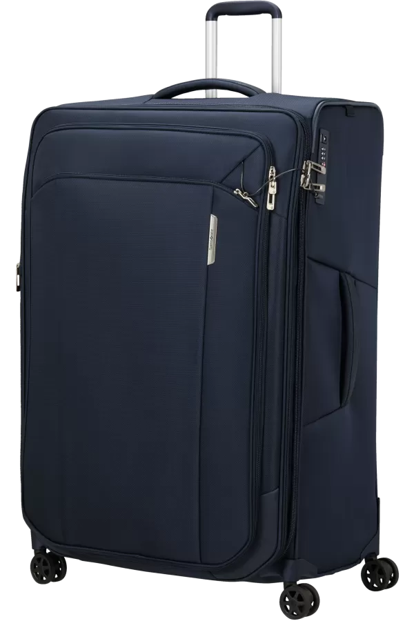 Mala de Viagem Extragrande 82cm 4 Rodas Expansível Azul Marinho - Respark | Samsonite