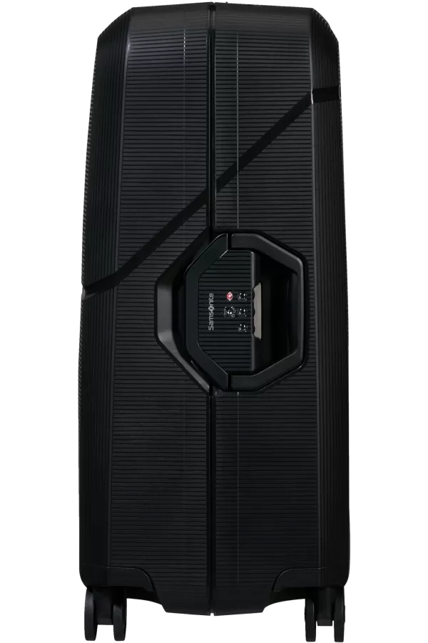 Mala de Viagem Média 69cm 4 Rodas Grafite / Prateada - Magnum Eco | Samsonite