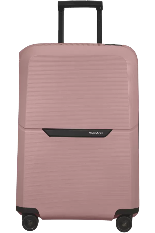 Mala de Viagem Média 69cm 4 Rodas Rosa Seco - Magnum Eco | Samsonite