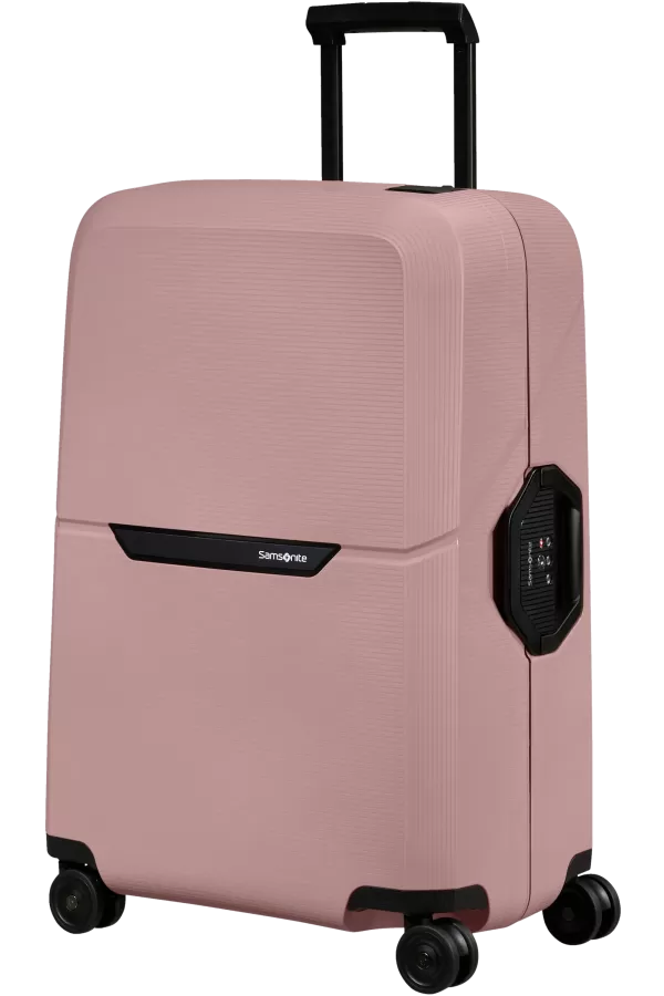 Mala de Viagem Média 69cm 4 Rodas Rosa Seco - Magnum Eco | Samsonite