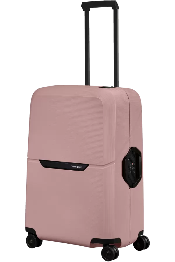 Mala de Viagem Média 69cm 4 Rodas Rosa Seco - Magnum Eco | Samsonite