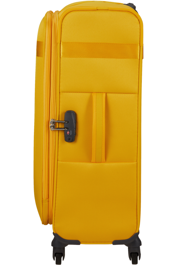 Mala de Viagem Média 66cm 4 Rodas Expansível Amarelo Dourado - Citybeat | Samsonite