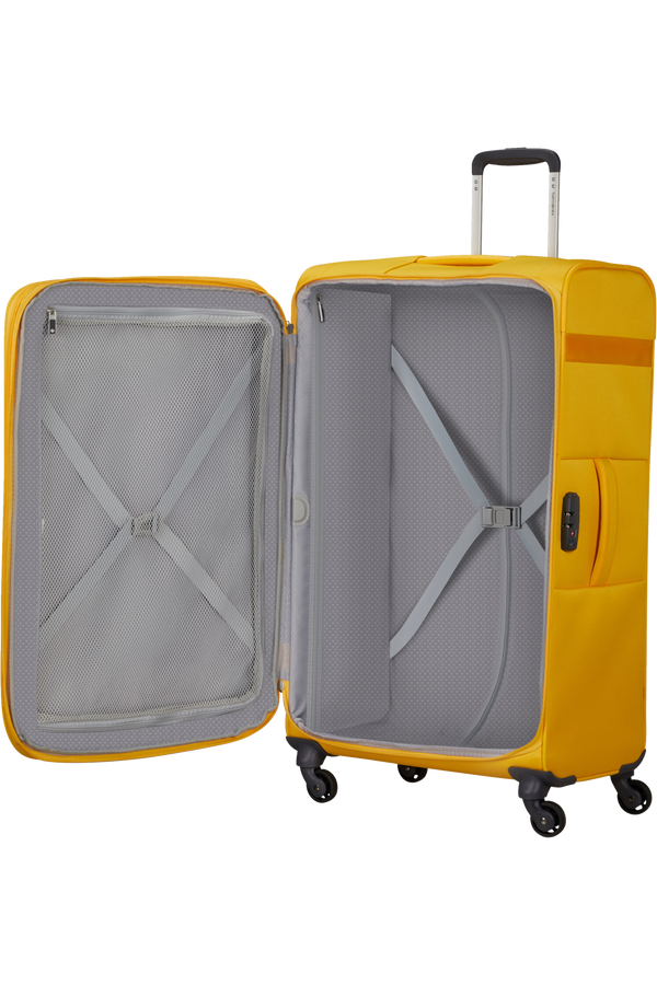 Mala de Viagem Grande 78cm 4 Rodas Expansível Amarelo Dourado - Citybeat | Samsonite