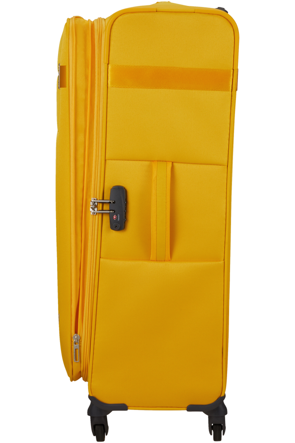 Mala de Viagem Grande 78cm 4 Rodas Expansível Amarelo Dourado - Citybeat | Samsonite