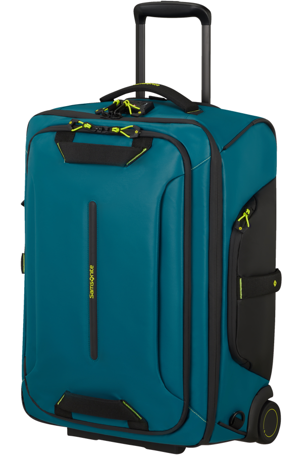 Saco/Mochila de Viagem 55cm 2 Rodas Azul Petróleo - Ecodiver | Samsonite