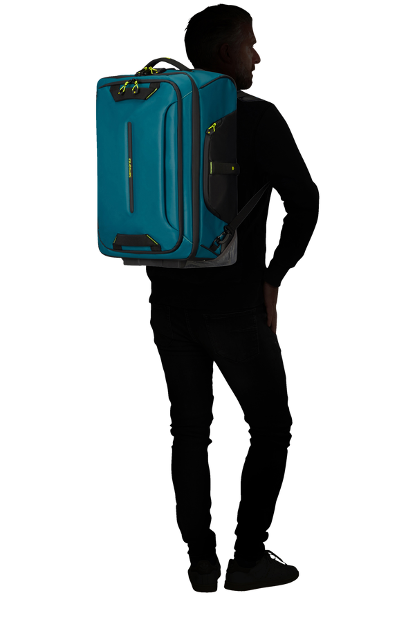 Saco/Mochila de Viagem 55cm 2 Rodas Azul Petróleo - Ecodiver | Samsonite