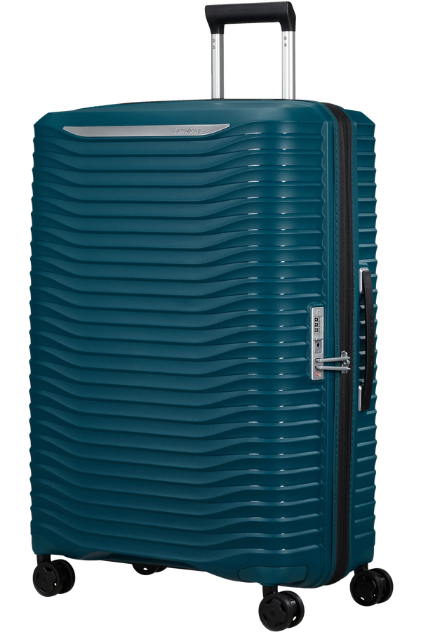 Mala de Viagem Grande 75cm Expansível 4 Rodas Azul Petróleo - Upscape | Samsonite