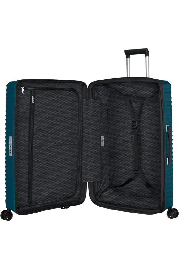 Mala de Viagem Grande 75cm Expansível 4 Rodas Azul Petróleo - Upscape | Samsonite