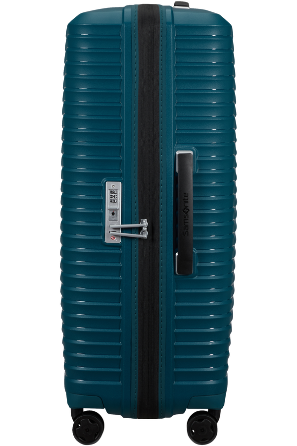 Mala de Viagem Grande 75cm Expansível 4 Rodas Azul Petróleo - Upscape | Samsonite