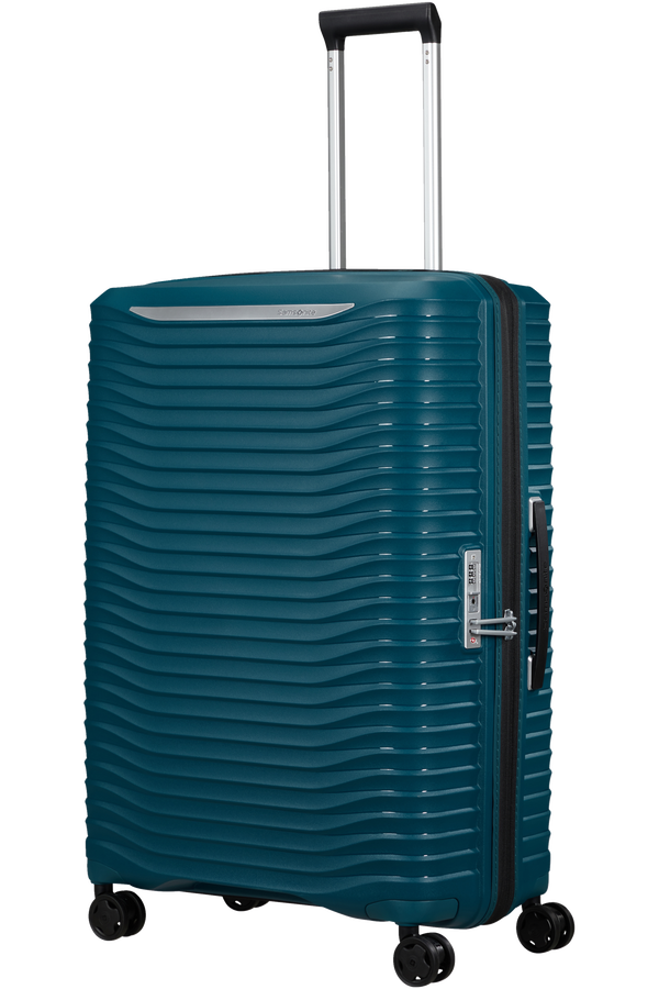 Mala de Viagem Grande 75cm Expansível 4 Rodas Azul Petróleo - Upscape | Samsonite