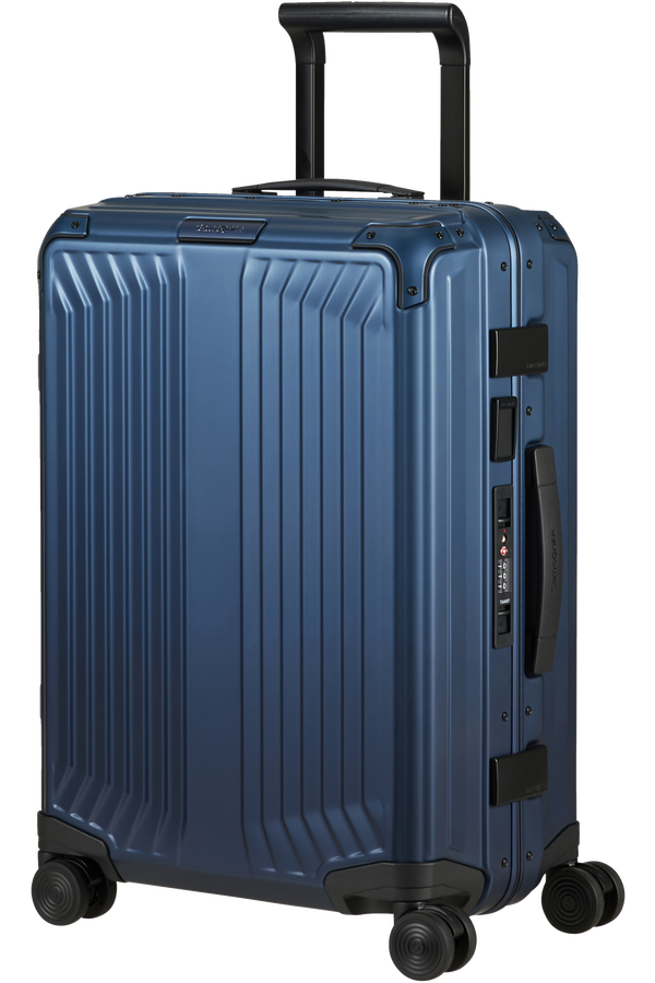 Mala de Cabine 55cm 4 Rodas em Alumínio Gradiente Azul Meia-Noite - Lite-Box Alu | Samsonite