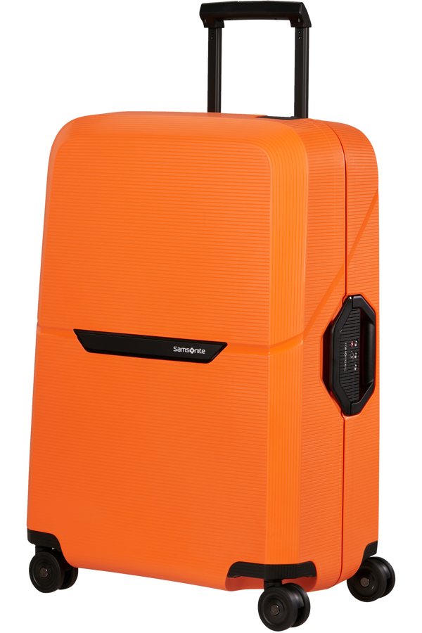 Mala de Viagem Média 69cm 4 Rodas Laranja Radiante - Magnum Eco | Samsonite