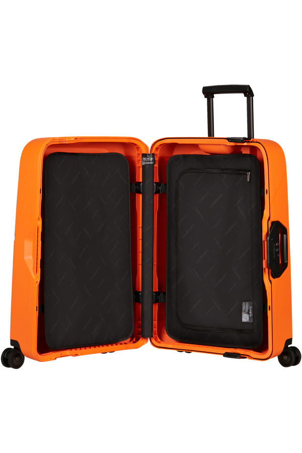 Mala de Viagem Média 69cm 4 Rodas Laranja Radiante - Magnum Eco | Samsonite