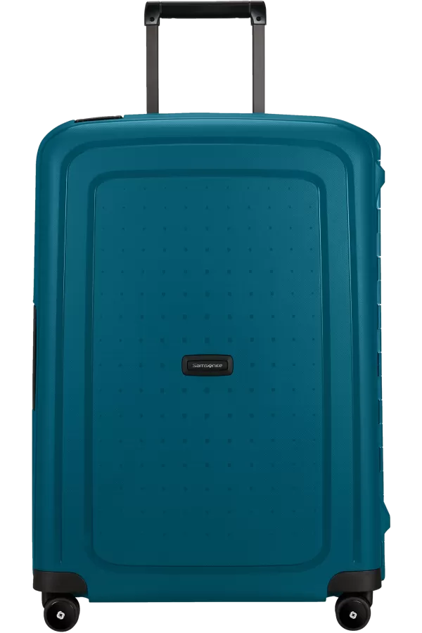 Mala de Viagem Média 69cm 4 Rodas com Fechadura Azul Petróleo - S'Cure | Samsonite