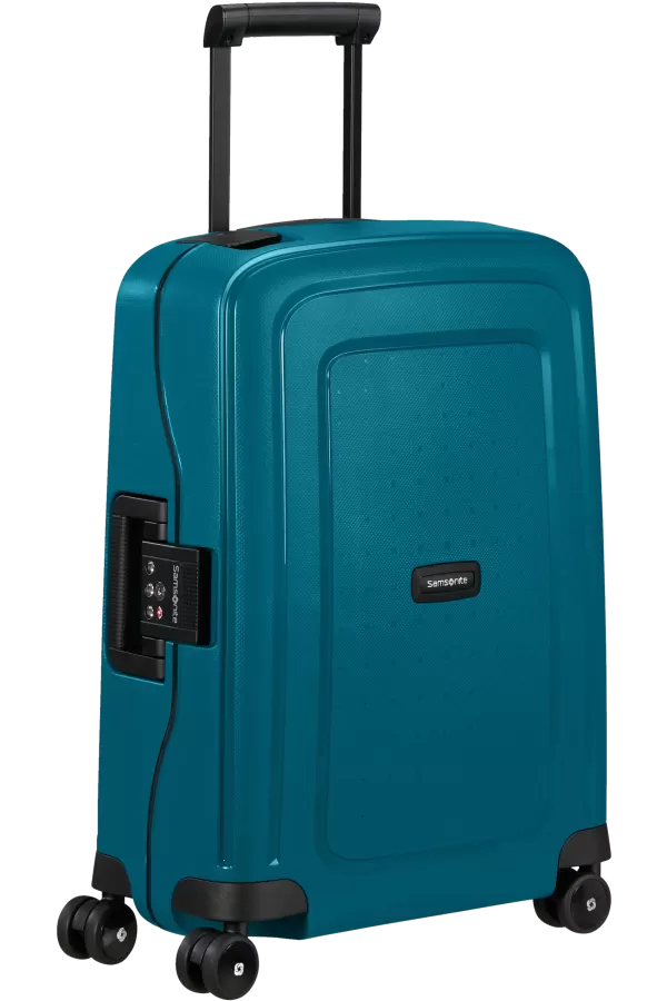 Mala de Cabine 55cm 4 Rodas com Fechadura Azul Petróleo - S'Cure | Samsonite