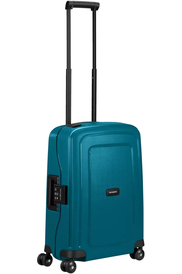 Mala de Cabine 55cm 4 Rodas com Fechadura Azul Petróleo - S'Cure | Samsonite