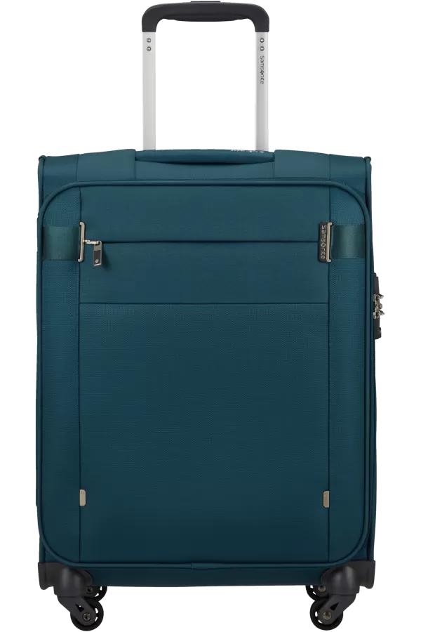 Mala de Cabine 55cm 4 Rodas Azul Petróleo - Citybeat | Samsonite