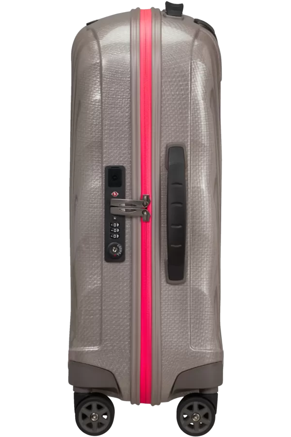 Mala de Cabine 55cm 4 Rodas Expansível Pérola / Fuchsia - C-Lite | Samsonite