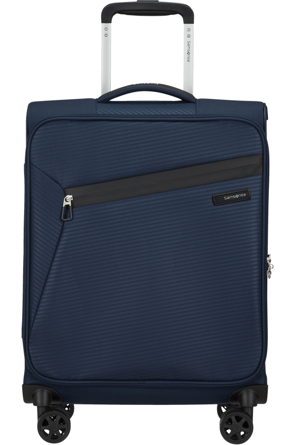 Mala de Cabine 55cm 4 Rodas Azul Meia-Noite - Litebeam | Samsonite