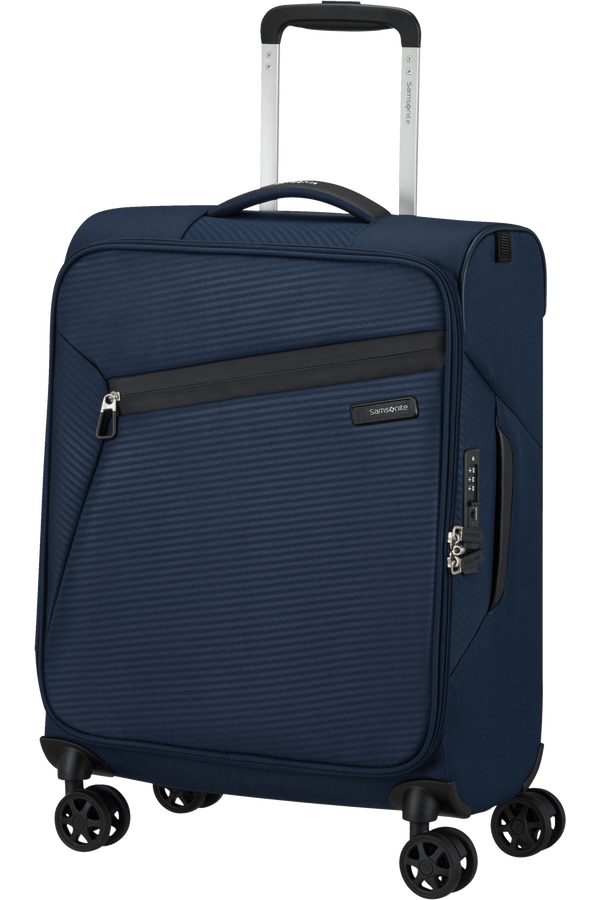 Mala de Cabine 55cm 4 Rodas Azul Meia-Noite - Litebeam | Samsonite