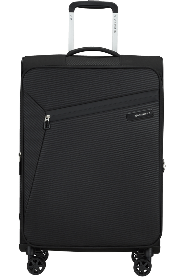 Mala de Viagem Média 66cm 4 Rodas Expansível Preta - Litebeam | Samsonite