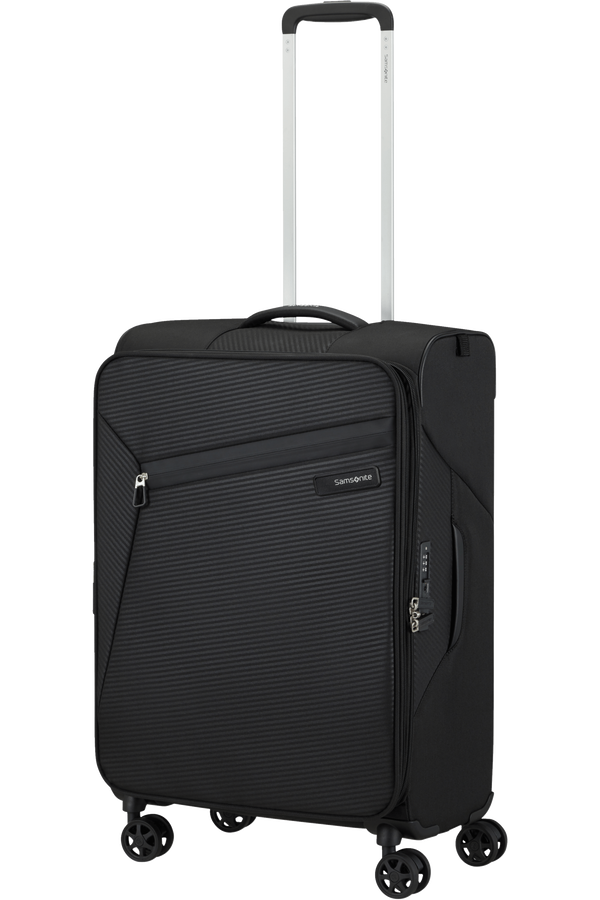 Mala de Viagem Média 66cm 4 Rodas Expansível Preta - Litebeam | Samsonite