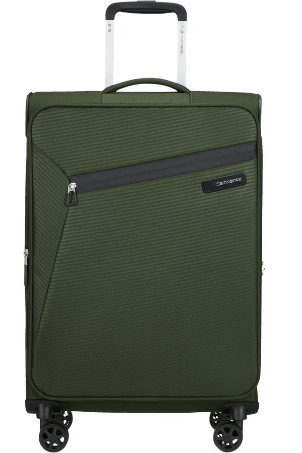 Mala de Viagem Média 66cm 4 Rodas Expansível Verde Hera - Litebeam | Samsonite