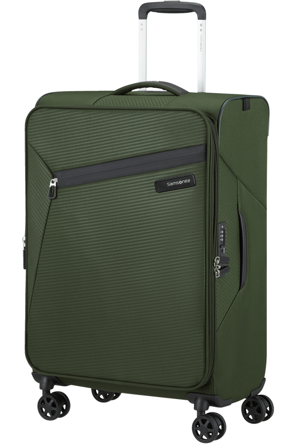 Mala de Viagem Média 66cm 4 Rodas Expansível Verde Hera - Litebeam | Samsonite