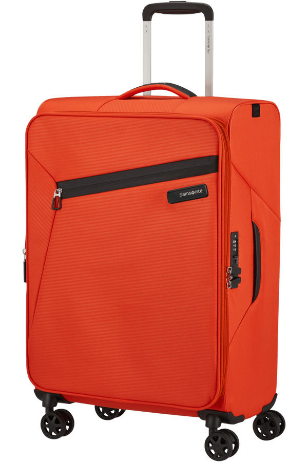 Mala de Viagem Média 66cm 4 Rodas Expansível Tangerina - Litebeam | Samsonite