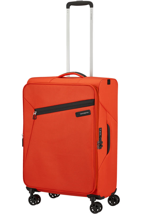 Mala de Viagem Média 66cm 4 Rodas Expansível Tangerina - Litebeam | Samsonite