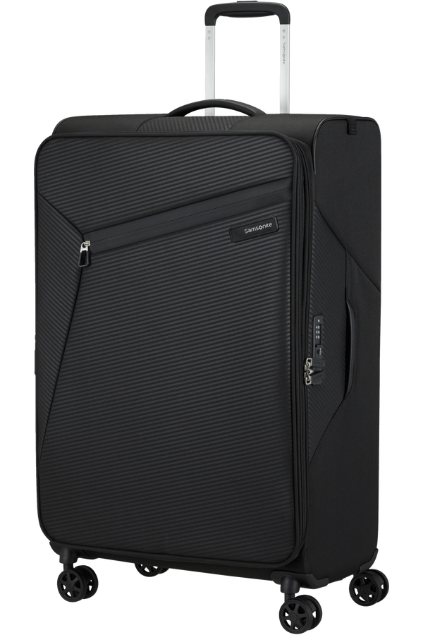 Mala de Viagem Grande 77cm 4 Rodas Expansível Preta - Litebeam | Samsonite