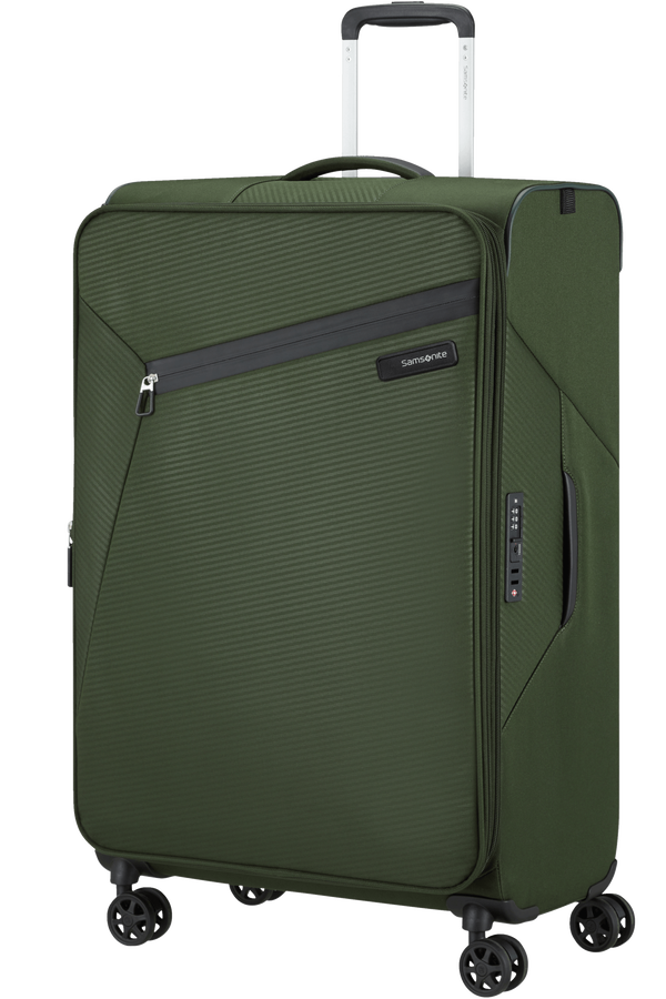 Mala de Viagem Grande 77cm 4 Rodas Expansível Verde Hera - Litebeam | Samsonite