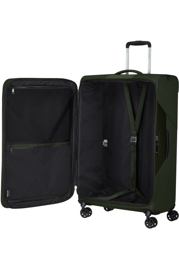 Mala de Viagem Grande 77cm 4 Rodas Expansível Verde Hera - Litebeam | Samsonite