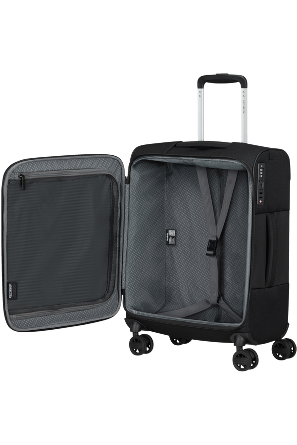 Mala de Cabine 55cm 4 Rodas Preta - Vaycay | Samsonite