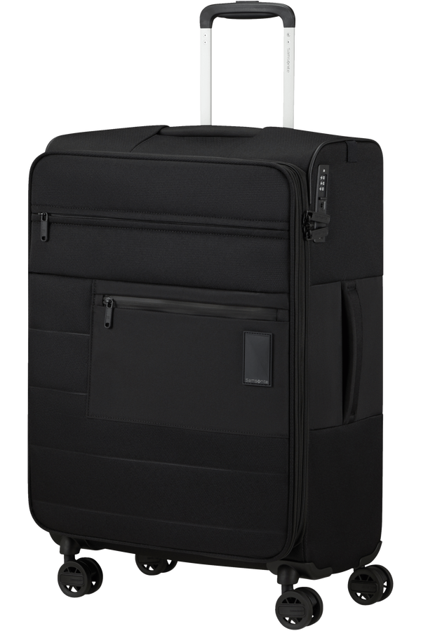 Mala de Viagem Média 66cm 4 Rodas Expansível Preta - Vaycay | Samsonite