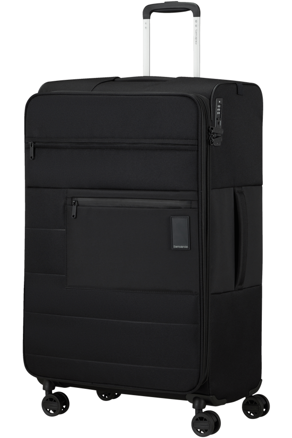 Mala de Viagem Grande 77cm 4 Rodas Expansível Preta - Vaycay | Samsonite