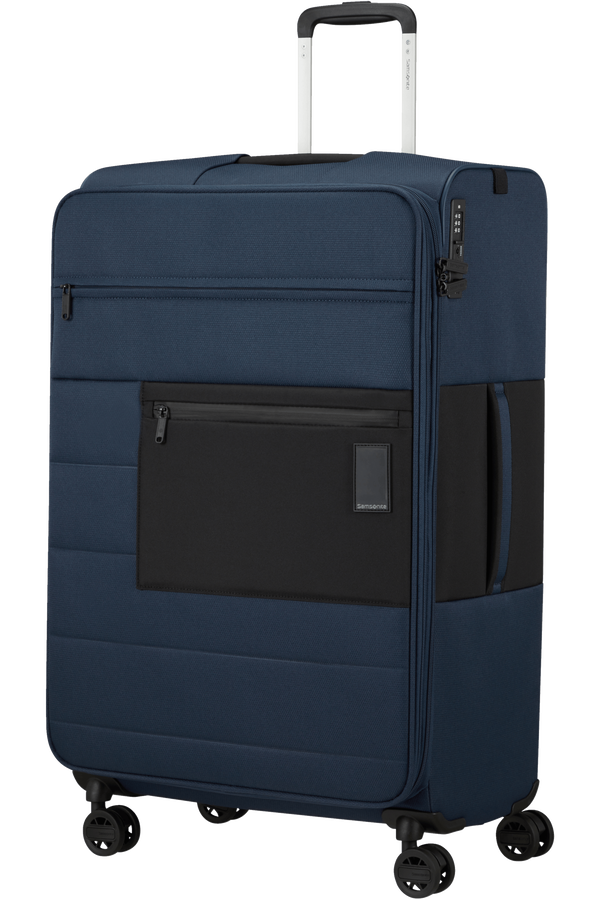 Mala de Viagem Grande 77cm 4 Rodas Expansível Azul Marinho - Vaycay | Samsonite